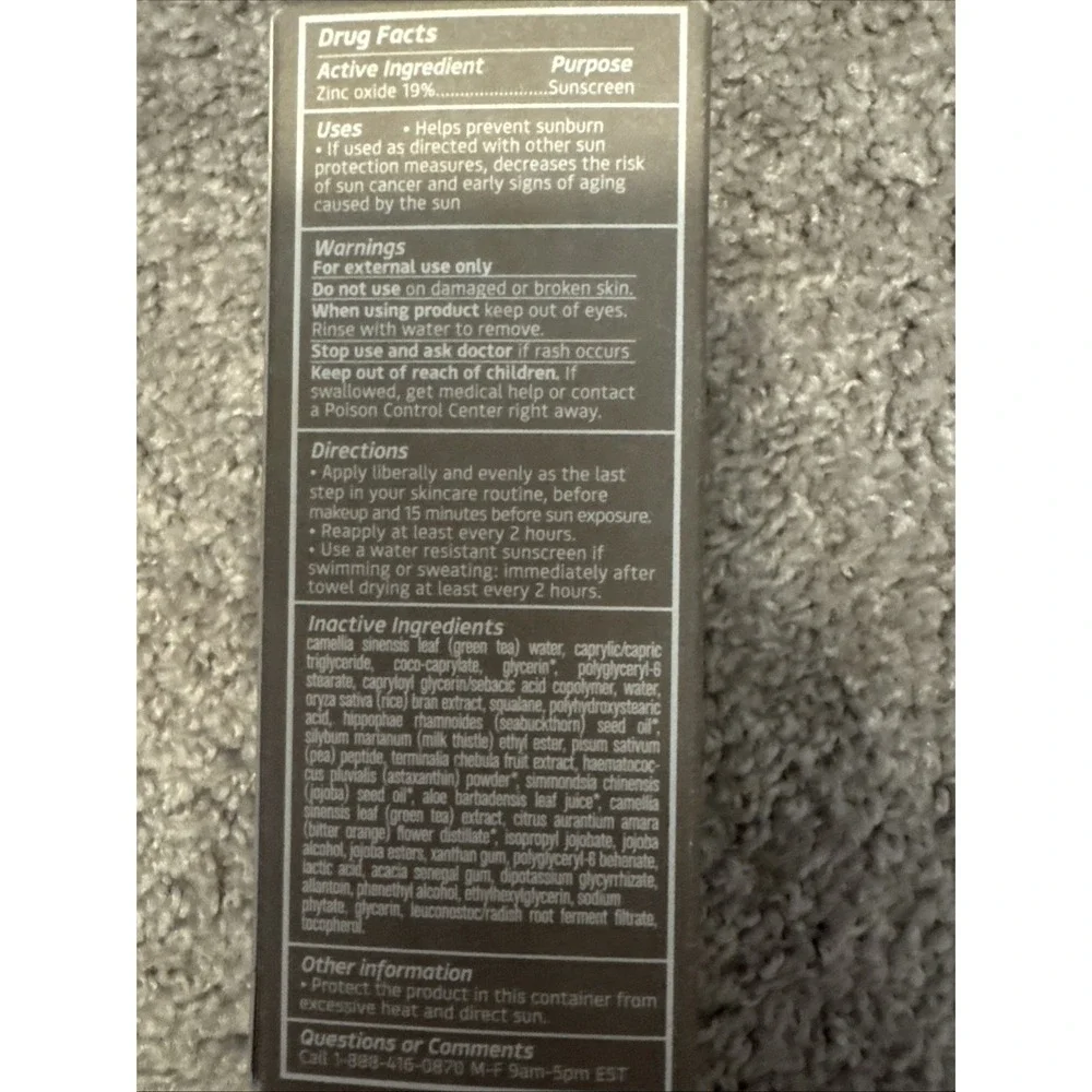 TRUE BOTANICALS Skin Barrier BROAD SPECTRUM SUNSCREEN SPF30 SUN SHIELD 1.7OZ